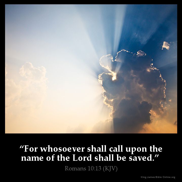 Romans 10:13 Inspirational Image