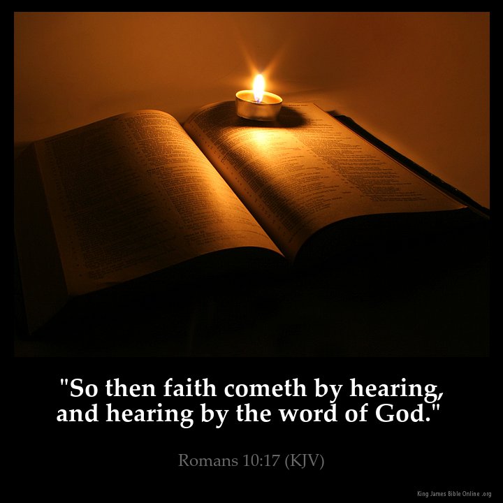 Romans 10:17 Inspirational Image