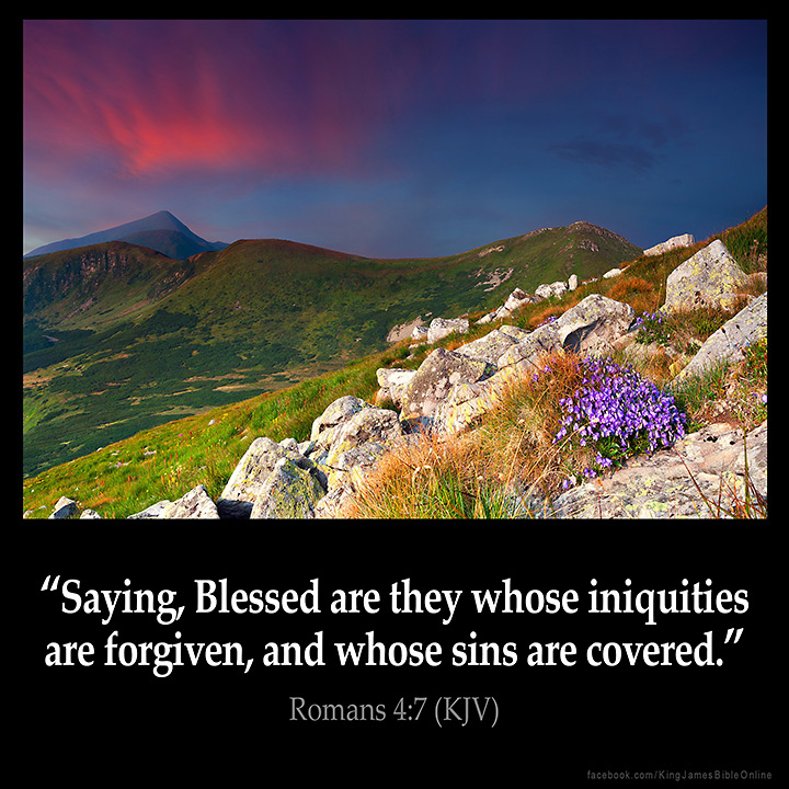 Romans 4:7 Inspirational Image