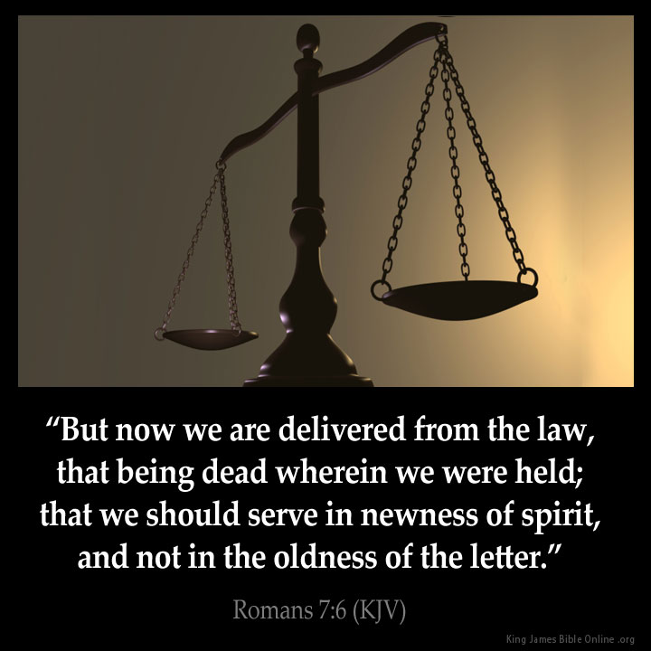 Romans 7:6 Inspirational Image