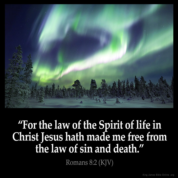 Romans 8:2 Inspirational Image