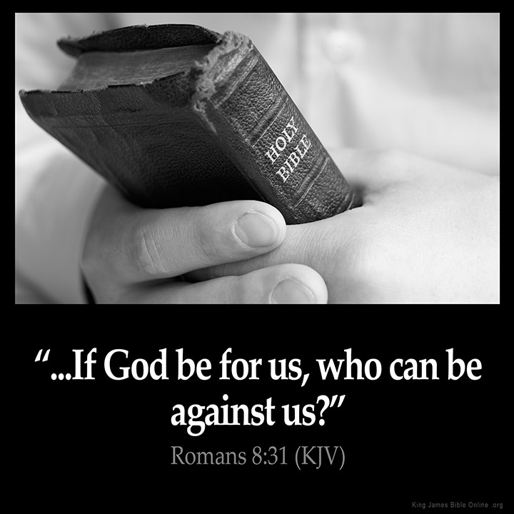 Romans 8:31 Inspirational Image